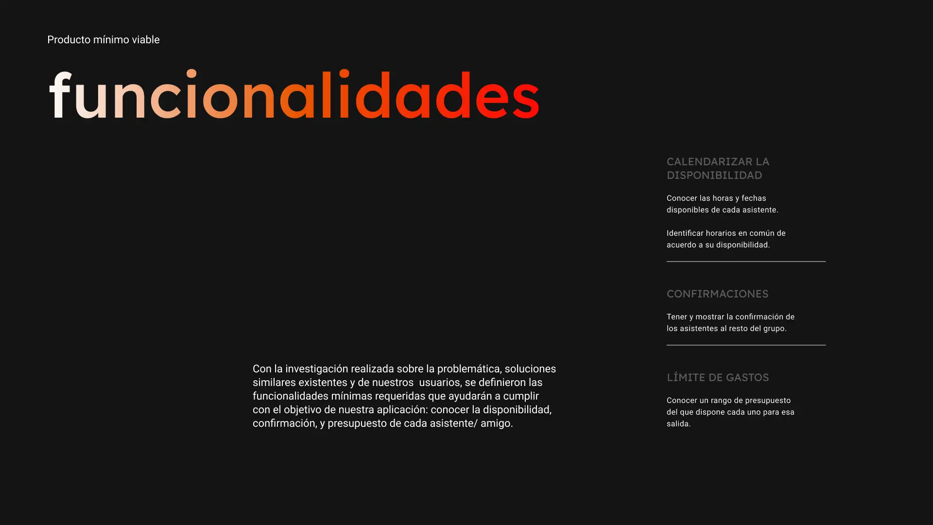 Funcionalidades EasyPlan