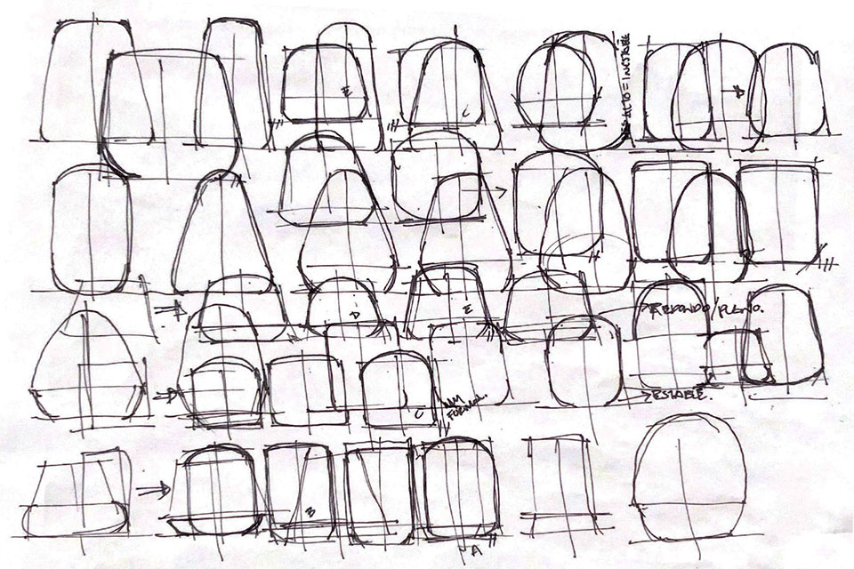 Bocetos formales de objeto